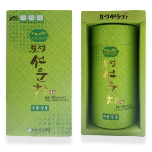 보성선운제다 유기농 우전 선물세트(80g제품 100g제품)