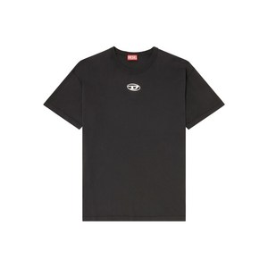 디젤 T-놈-로드 로고 디테일 티셔츠, 블랙계열, Standard S