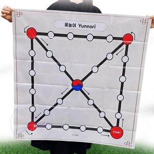 윷놀이 말판 90*90cm PVC재질, 1개