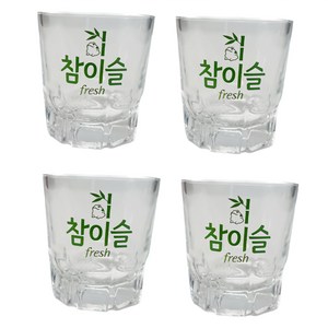 참이슬 전용 소주잔, 혼합색상, 4개