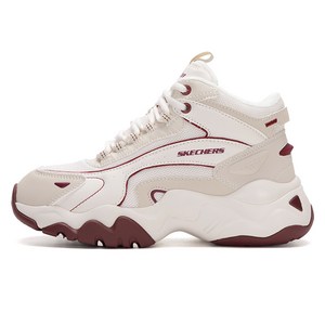 스케쳐스 여성 딜라이트 3.0 웜 테크 메모리폼 하이탑 기모 운동화 168015-OFWR