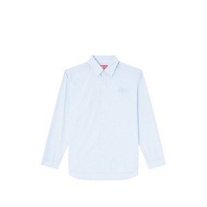 디젤 스트라이프 패턴 셔츠, 화이트계열+블루계열, Italy 52(KR 110)