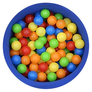 베베아인 아기 볼풀공 레인보우 200p, 랜덤 발송, 5.8cm, 1개