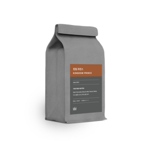 킹덤 프린스 원두 싱글 인도 로부스타 체리 A 내추럴 500g, 1개, 1개입