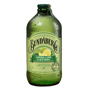분다버그 레몬라임앤비터스 탄산음료, 375ml, 12개입