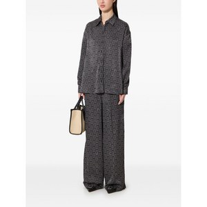 겐조 기하학 패턴 셔츠, 블랙계열+화이트계열, France 36