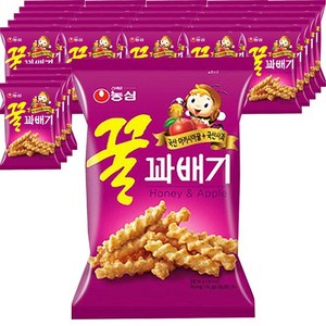 꿀꽈배기 농심, 90g, 30개