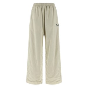 발렌시아가 링클 이펙트 로고 자수 팬츠