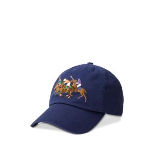 폴로랄프로렌 폴로 자수 캡 모자