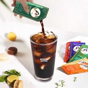 원더 더치커피 5종원두 총50팩! 신선한 커피, 1.원더 커피 세하도 30+20팩