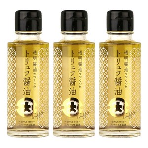 훈도다이 투명 간장으로 만든 트러플 간장, 100ml, 3개