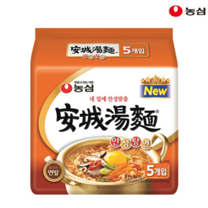 안성탕면 125g, 5개
