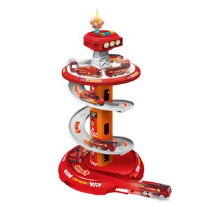 투칸 타워 미니카 작동완구 세트