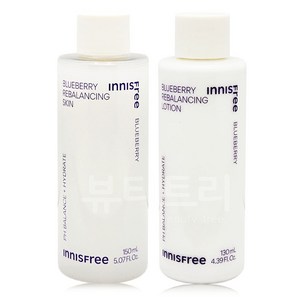 이니스프리 블루베리 리밸런싱 스킨150ml + 로션130ml, 1세트