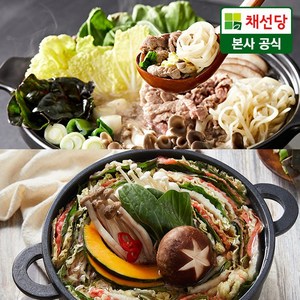 [채선당] 샤브샤브 2인+밀푀유나베 2인 밀키트세트(총4인분), 1개