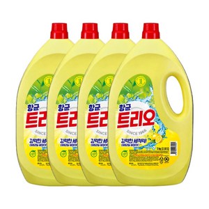 트리오 항균 주방세제, 3kg, 4개