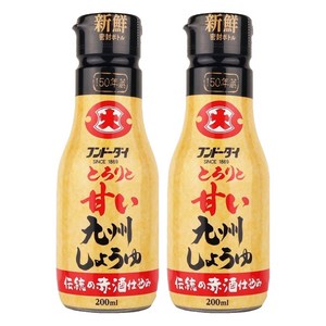 훈도다이 걸쭉하게 달콤한 큐슈 간장, 200ml, 2개