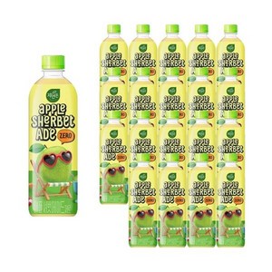 자연은 애플 셔벗에이드 제로, 500ml, 20개