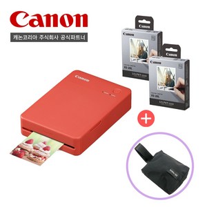 캐논공식파트너 캐논 포토프린터 SELPHY QX20/전용인화지(40매)/파우치패키지