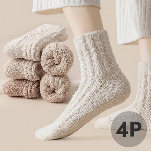 컴바이미 털빠짐없는 무압박 수면양말 4P