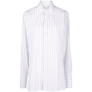 메종 마르지엘라 메종 마르지엘라 핀스트라이프 패턴 긴소매 셔츠