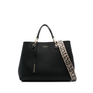 엠포리오아르마니 데보스드 로고 토트 백