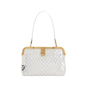 돌체앤가바나 아만다 메시 앤 파멜라토 카프스킨 핸드백