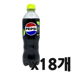 펩시 콜라 제로, 500ml, 18개
