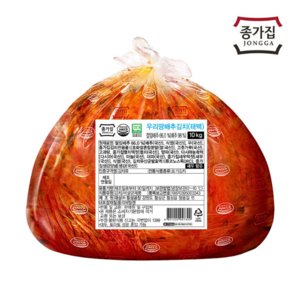 종가집 배추김치(태백) 10Kg 국산 포기김치, 1개