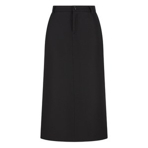 셀린느 버튼 프런트 미디 스커트, 블랙계열, FR 38(KR 55)
