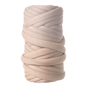 소하임 패브릭 자이언트 얀 핸드 손뜨개 1kg, 라떼, 1개
