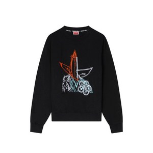 겐조 X 푸투라 2000 그래픽 프린트 스웨트셔츠, 블랙계열, Standard M(KR 100)