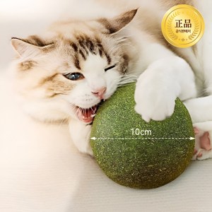 라앤온즈 고양이 캣닢 볼 대왕 공 10cm, 2개, 380g, 대왕볼