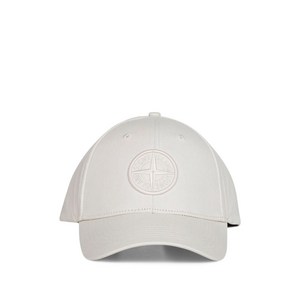 스톤 아일랜드 로고 자수 베이스볼 캡 모자