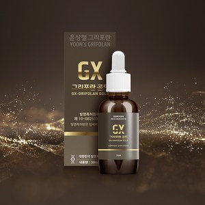 GX그리포란 잎새버섯추출물 고농축 엑기스 30ml 특허 베타클루칸 추출, 1개