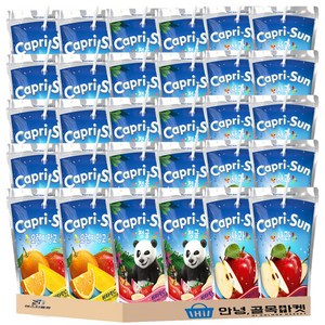 카프리썬 3종 오렌지망고 10개 사과 10개 정글 10개 총 30개