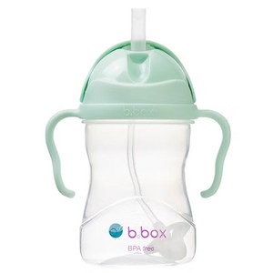 비박스 젤라또 컬러 손잡이 빨대컵, 아이스크림그린, 240ml, 1개