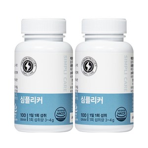 심플리커 장어20배 남성활력 고함량 아르기닌 야관문 블랙마카 아연, 100g, 2개