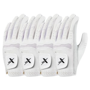 기어엑스 AFH4 프로 골프장갑 흰색 여성용 왼손 4p, 화이트_AFH4, 21호(왼손), 4개