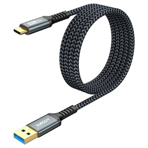 SUNGUY USB C타입 고속 충전 케이블 데이터 전송 10Gbps 18W
