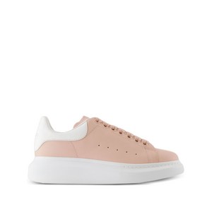 알렉산더맥퀸 오버사이즈 레더 스니커즈, Italy 40(KR 270), 핑크계열