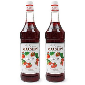 모닌 스트로베리 딸기시럽 1000ml 2개세트 2세트, 1L, 2개