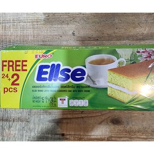 Ellse 코코넛 판단 케이크 Pandan woldfood, 2박스, 720g