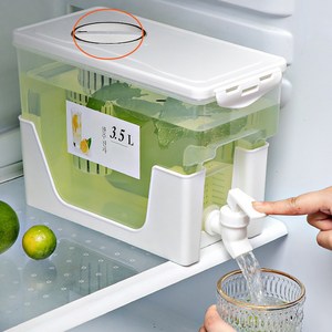 음료 디스펜서 냉장고 물병 가정용 디스펜서 대용량 야외 냉수병 음료수통