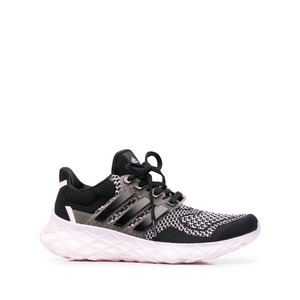 아디다스 울트라라이트 웹 DNA 로우탑 스니커즈, US 7(KR 240), 블랙계열+핑크계열