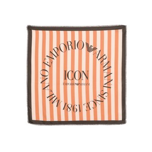 엠포리오아르마니 스트라이프 프린지 스카프