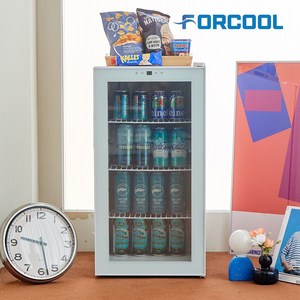 포쿨 미니쇼케이스 음료수 냉장고 디지털 가정용 술장고 90L