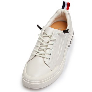 보닌 천연소가죽 크로커레더 밴딩끈 삼색 스니커즈 CS044WH