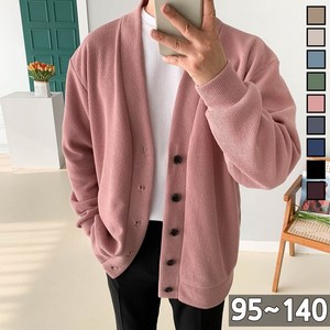 당일발송 놈시크 90부터 115 오버핏 하프 가디건 브이넥 니트 빅 사이즈