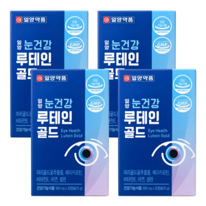 일양약품 눈건강 루테인 골드, 30정, 4개